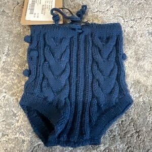Kalinka Navy Blue Knit bloomer